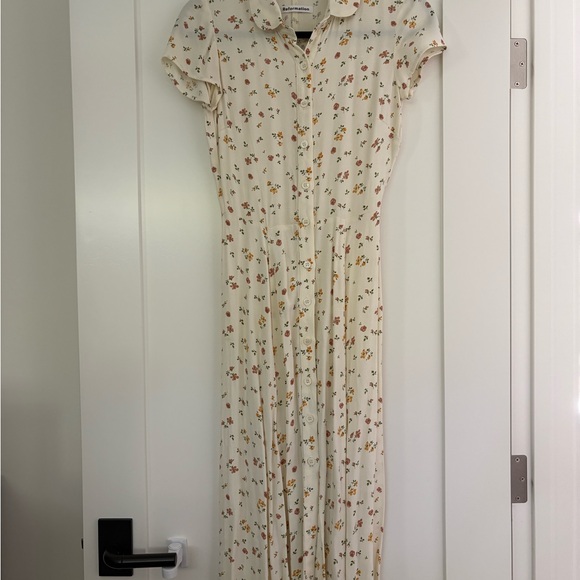 Reformation Dresses & Skirts - Reformation Cream Floral Maxi Dress